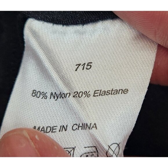 SEFI Sports Bra Womens Extra Small Black Athletic Crop Top Strappy Yoga Gym XS - Picture 5 of 5